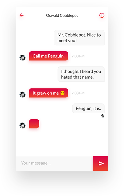 messages screen app